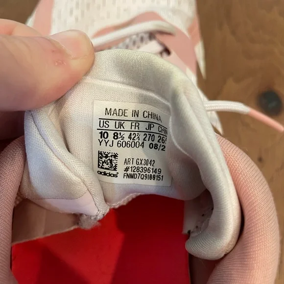 Adidas Women's Pink Solar Boost Sneakers - Picture 6 of 6